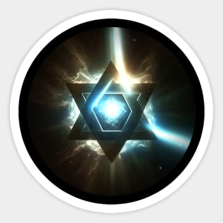 Jewish Space Lasers v1 (no text) Sticker